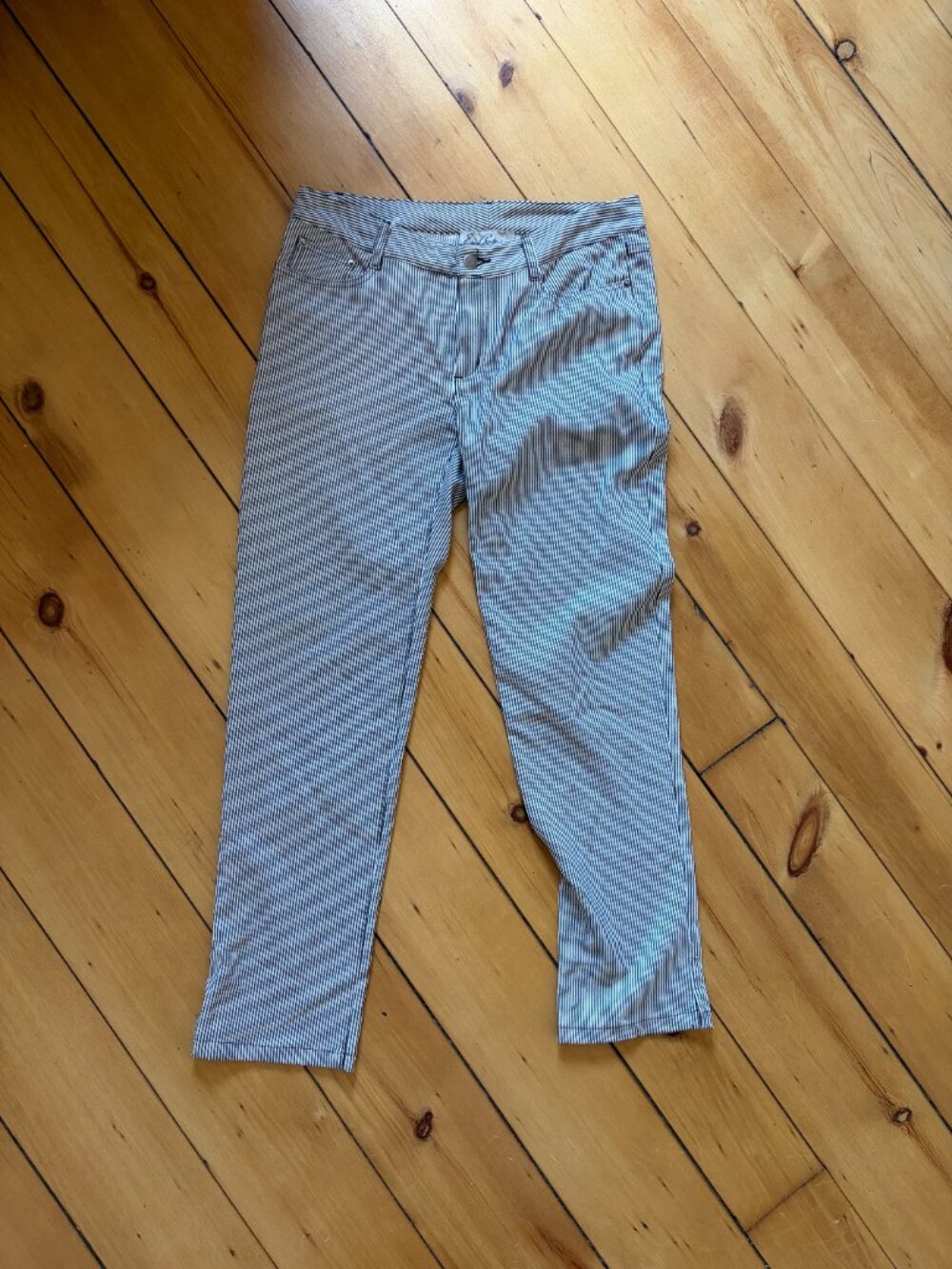 Vintage Earl Rutenberg Striped Straight Leg Pants 8